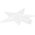 Springos CA1194 balta Ziemassvētku eglītes galotne zvaigznes formā, 15 cm