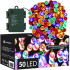 Springos CL4029 daudzkrāsu led gaismas virtene ar 50 diodēm