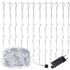 Dekoratīvā lāsteku virtene Springos CL0098 ar 400 LED, auksti balta