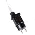 Springos CL0154 kokvilnas bumbiņu LED gaismas virtene, 30 LED, tirkīzzila un rozā