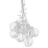 Ziemassvētku silti baltu LED lampiņu aizkars Springos CL4045, 108 LED