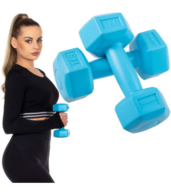 Hex Hanteles Springos FA1030 2 x 1 kg
