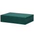 Rotaslietu lādīte Springos HA1043, 28x19,5x7 cm, zaļš samta organizators ar 17 nodalījumiem
