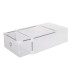 Kurpju kaste ar atvilktni Springos HA3001, 34x22,5x13 cm, balts organizators