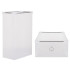 Kurpju kaste ar atvilktni Springos HA3001, 34x22,5x13 cm, balts organizators