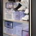 Kurpju kaste ar atvilktni Springos HA3001, 34x22,5x13 cm, balts organizators