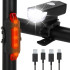 USB velosipēda lukturu komplekts Springos BA0054