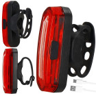 Aizmugurējais velosipēda lukturis USB Springos BA0057