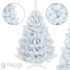 Ziemassvētku eglīte Springos CT0050 150cm balta