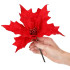Ziemassvētku rotājums-poinsettia Springos CA0721