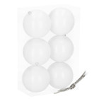 Ziemassvētku bumbiņas Springos CA1189, 6 gab., 10 cm