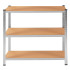 Metāla plaukts 6 plauktiem Springos HA5213 225 x 110 x 50 CM