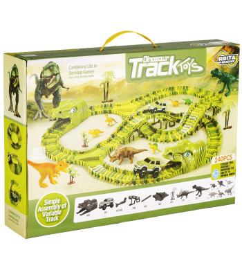 Dinozauru sacīkšu trase, komplekts Springos RT0006