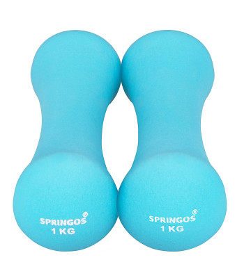 Neoprēna hanteles Springos FA1038 2x1 kg