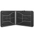 Saliekams galds ar 2 soliem, Springos GF0098, 180 x 74 x 74 cm