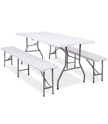 Saliekamais galds ar 2 soliem Springos 180 x 74 x 74 cm GF0099