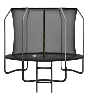 Dārza batuts ar iekšējo drošības tīklu Springos TP0009 8ft 244–252 cm