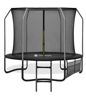 Dārza batuts ar iekšējo aizsargtīklu un gredzenu Springos TP0010 305-312 cm 10ft