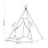 Tipi telts Springos TIP02