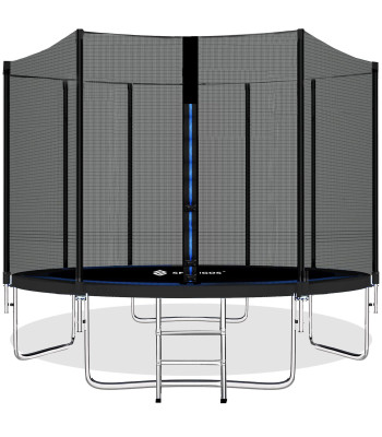 Dārza batuts ar ārējo tīklu Springos TP0015, 16 ft (487–500 cm)