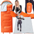 Oranžs guļammaiss Springos CS0120