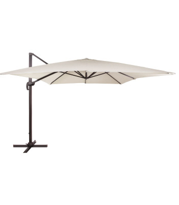 Dārza saulessargs ekru krāsā, piekarināms, ar pārsegu Springos GU0051, 440 cm