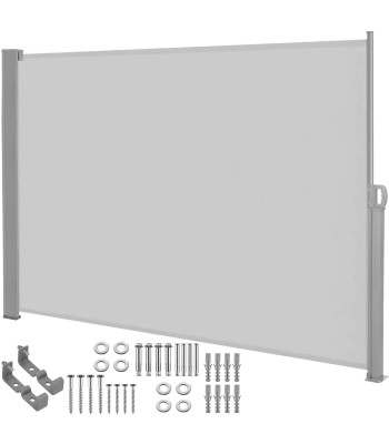 Sānu markīze gaiši pelēkā krāsā Springos AW0003 300x160 cm
