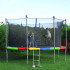 Atsperu pārvalks batutam Springos daudzkrāsains TP-12FT 12FT 366 cm