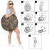Pop-up telts Springos PT027 120 x 120 x 190 cm