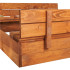 Smilšu kaste ar soliņiem, brezentu un flīsu Springos SB120SET 120x120 cm