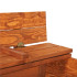Smilšu kaste ar soliņiem, brezentu un flīsu Springos SB120SET 120x120 cm