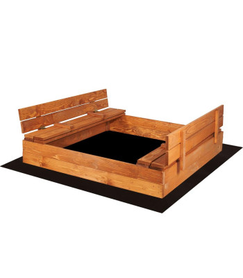 Koka smilšu kaste Springos SB120SI, 120x120cm