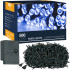 Ziemassvētku lampiņas zilas, Springos CL0537 500 LED