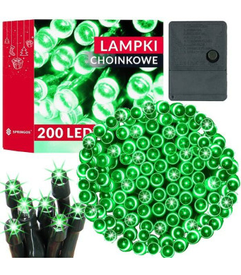 Ziemassvētku lampiņu virtene Springos, 200 LED, CL0209