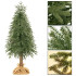 Ziemassvētku egle no PE uz LUX stumbra, Springos CT0127 180cm