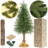 Ziemassvētku egle no PE uz LUX stumbra, Springos CT0127 180cm