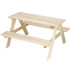 Koka piknika galds bērniem Springos BE003 90x79x50 cm