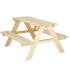 Koka piknika galds bērniem Springos BE003 90x79x50 cm