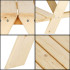Koka piknika galds bērniem Springos BE003 90x79x50 cm