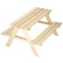Koka piknika galds bērniem Springos BE003 90x79x50 cm