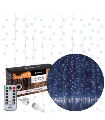Ziemassvētku gaismas aizkars Springos CL4000 306 LED 3m