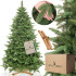 Mākslīgā Ziemassvētku egle Premium Royal Trees Sibīrijas egle ar koka statīvu Springos CT0183 220 cm
