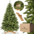 Mākslīgā Ziemassvētku egle Premium Royal Trees, Kaukāza egle ar koka statīvu, Springos CT0185, 150 cm