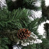 Mākslīgā Ziemassvētku eglīte premium Royal Trees Springos sniegota dimanta priede ar čiekuriem CT0190 180 cm