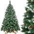Mākslīgā Ziemassvētku eglīte Premium Royal Trees Springos, sniegota dimanta priede ar čiekuriem CT0191 220 cm