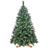 Mākslīgā Ziemassvētku eglīte premium Royal Trees Springos sniegota dimanta priede ar čiekuriem CT0190 180 cm
