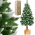 Sniegota Ziemassvētku eglīte uz stumbra Springos CT0179 180 cm