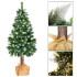 Sniegota Ziemassvētku eglīte uz stumbra Springos CT0179 180 cm