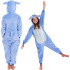 Bērnu kigurumi pidžama Stitch, viengabala kombinezons Springos HA5065, 120–130 cm