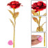 Mākslīgā roze, LED gaismas dekors, sarkans zieds, Springos HA5158, 25 cm
